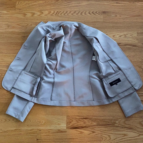 Gucci by Zamasport Vintage NWOT Silk Blazer (44/8) - Picture 9 of 15